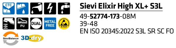 SIEVI ELIXIR HIGH XL+ S3L